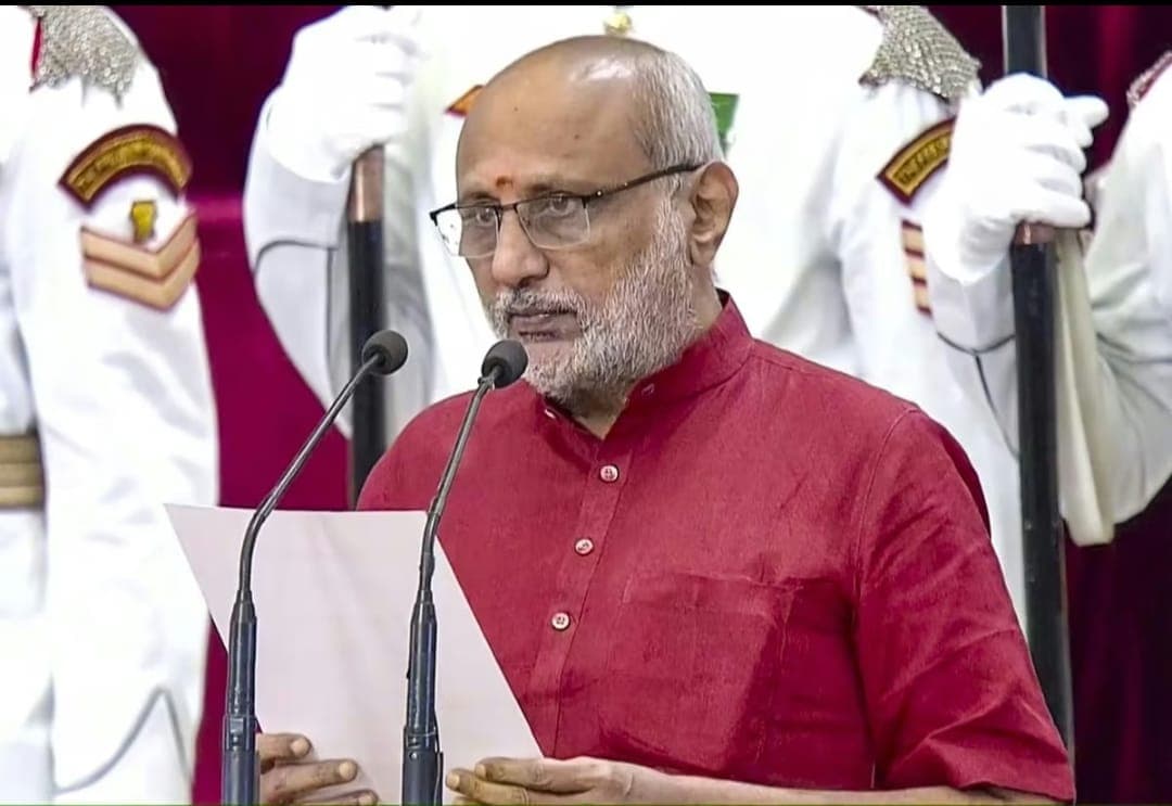 Chandrapuram Ponnusamy Radhakrishnan sworn in as the 15th Vice President of India