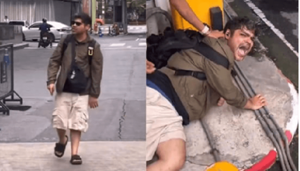 Indian man detained in Bangkok after waving gun-shaped lighter and alarming public at Siam Square