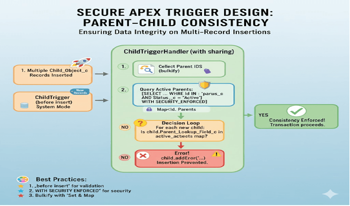 How do you write Apex logic that ensures proper order of execution between multiple triggers on the same object?