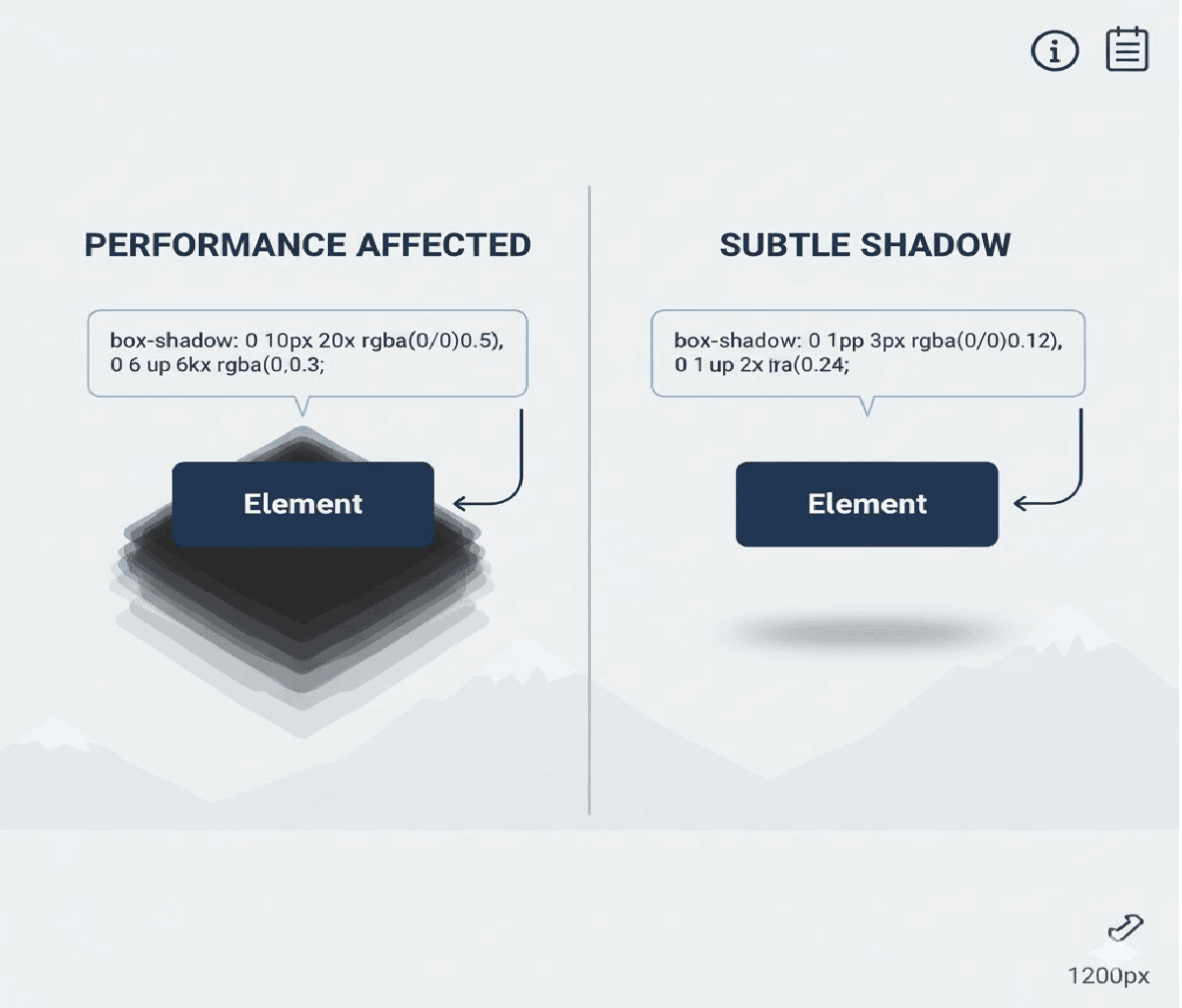 What’s the best way to add a subtle box shadow for depth without affecting performance?