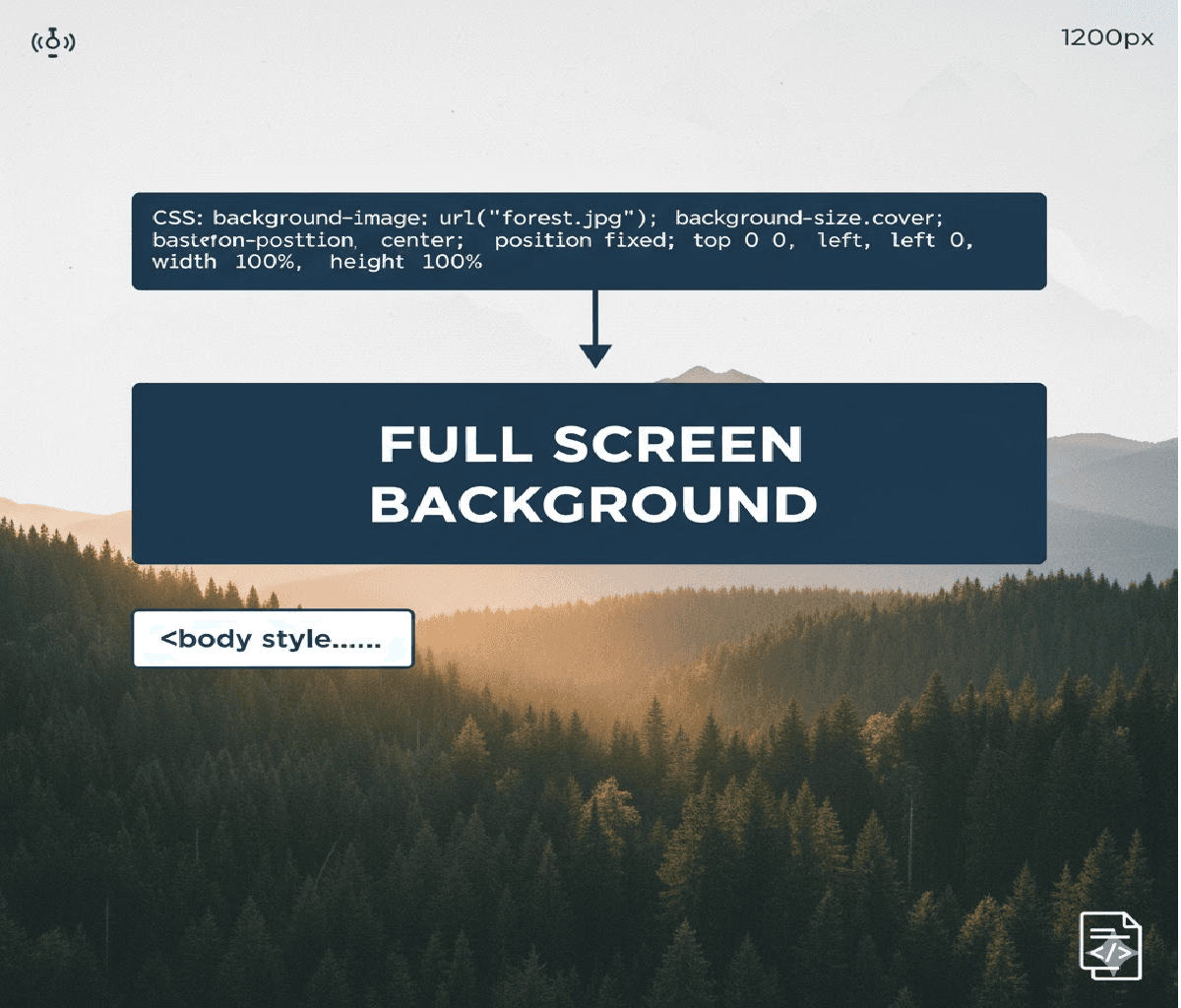 How do you make a background image cover the entire screen regardless of screen size?