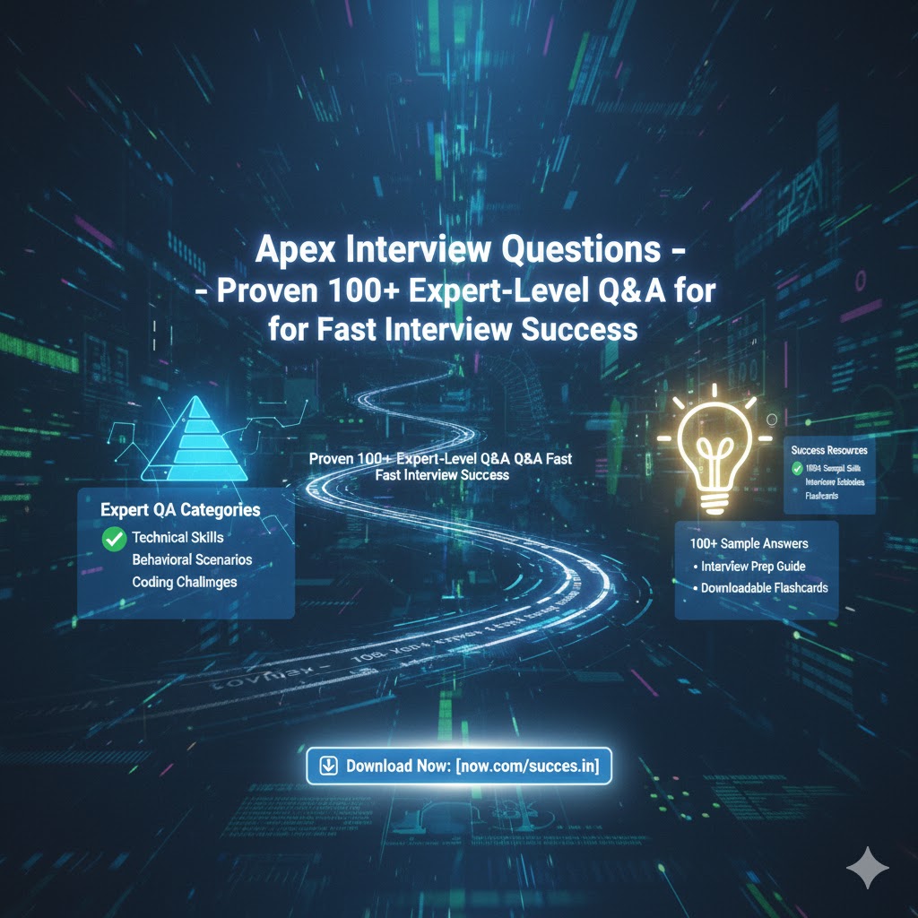 Apex Interview Questions – Proven 100+ Expert-Level Q&amp;A for Fast Interview Success