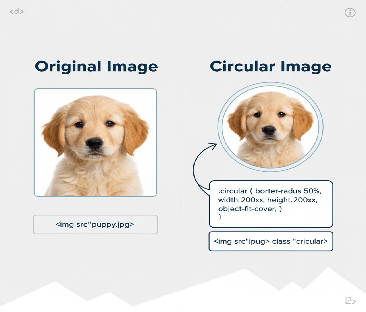 How can you create a circular image using only CSS?