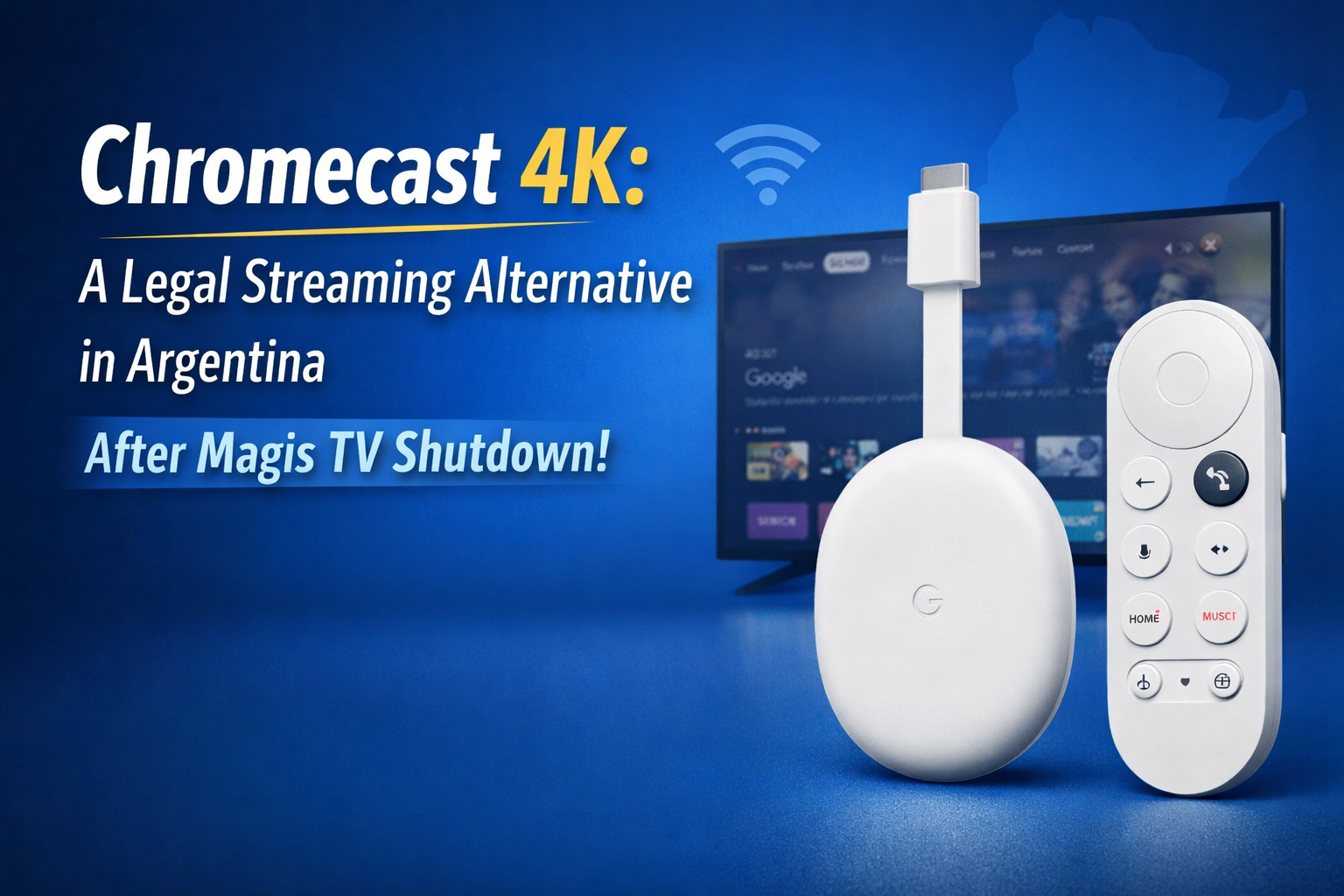 In the wake of Magis TV’s shutdown, Chromecast 4K has become a reliable legal alternative in Argentina.