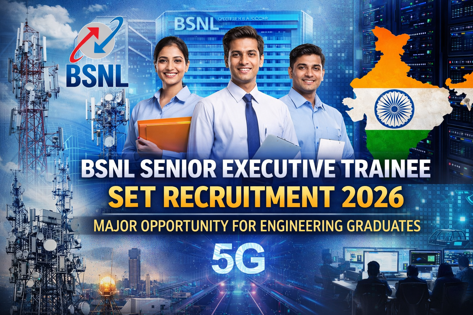 BSNL Senior Executive Trainee SET Recruitment 2026